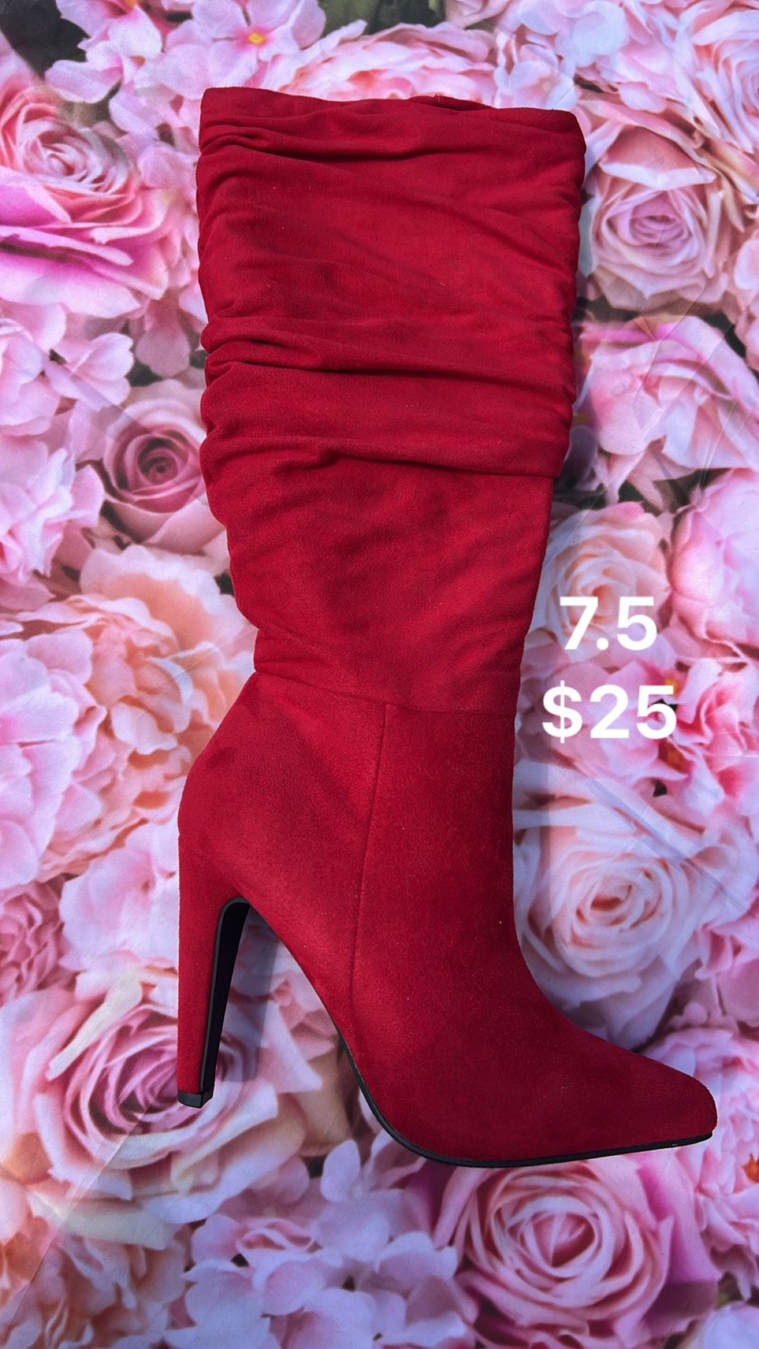 Nice Red Heel Boots