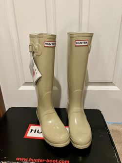 Hunter Original Gloss Boots US 6M/7F