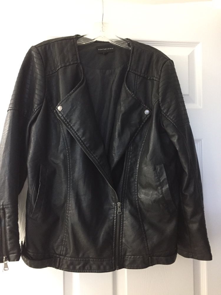 Faux Leather Jacket 