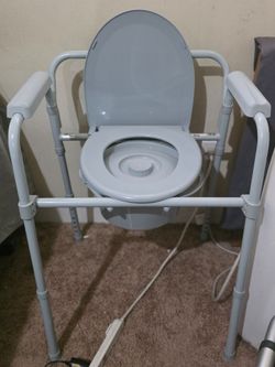 Folding Bedside Commode