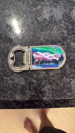 ALASKA SOUVENIR BOTTLE OPENER