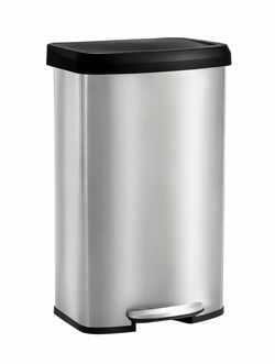 21 Gallon/80 Liter Kitchen Trash Can with Lid, Stainless Steel Garbage Can with Soft-Close Lid & Foot Pedal, Large Step-on Waste Bins Trash and Recycl