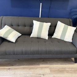 Grey Small Sofa $75