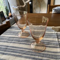 Anthropologie Peach Flutes 