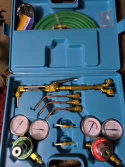 Oxyacetylene cutting brazing welding torch kit