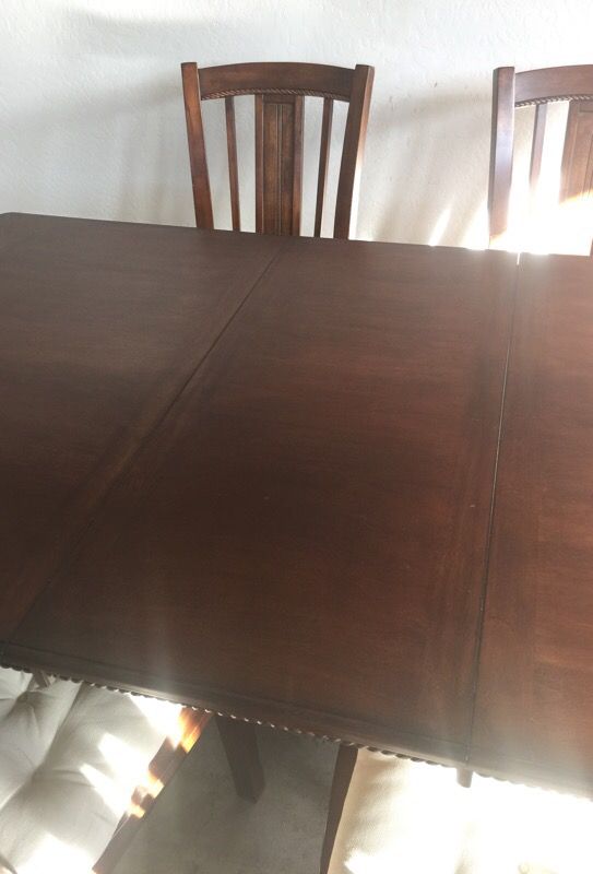 6 chairs dining set REAL WOOD