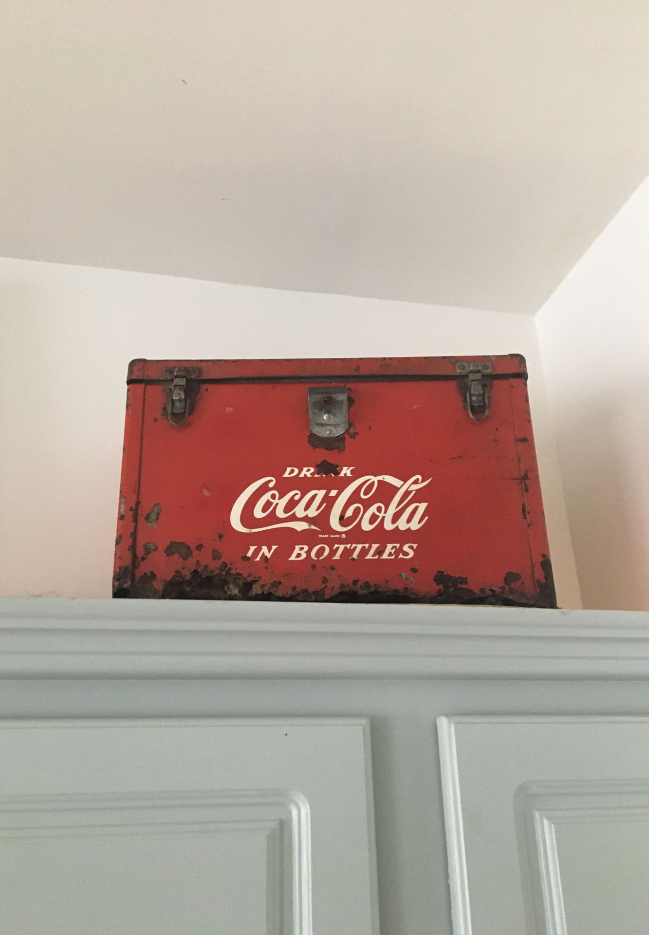 Antique coke cooler