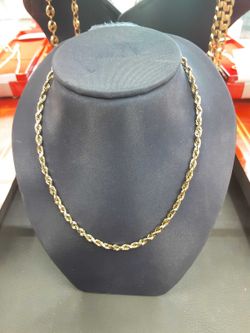 Rope Chain - Yellow Gold 10k (.417) 9.4 grams 20 inch