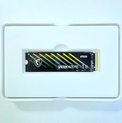 MSI Spatium PRO 470 1TB NVME SSD Solid State Hard Drive m.2 PCIE 4.0 100% Life!