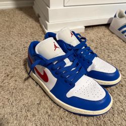 “sport red gym blue” jordan 1 low