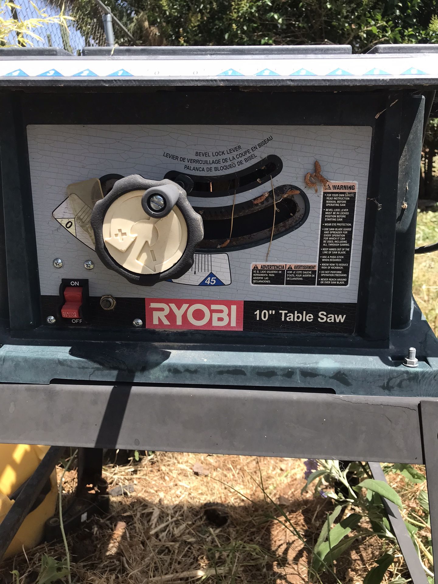 Ryobi 10 Inch Table Saw