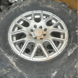 32” Blackwater Tires On 4x110 Rims 