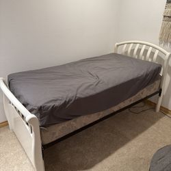 Twin Bed (twin bed Frame, Twin Mattress, And Twin Box Spring)