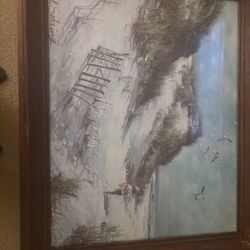 Day At The Beach Oil painting 