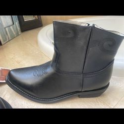 Black Cowboy Boots Size 12