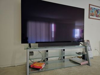 Elegant Bell'O 3-level Glass TV Stand Media Center