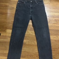 Vintage Levi’s 505 Black Jeans W36 L34 – Made in USA Straight Leg Y2K Denim