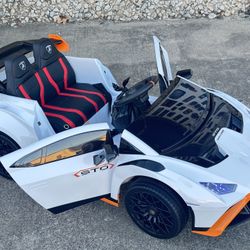 s Ride on Three Tone Licensed Lamborghini with Parental/Self Control 