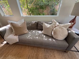 Pottery Barn Jake Seadrift Wood Based Sofa