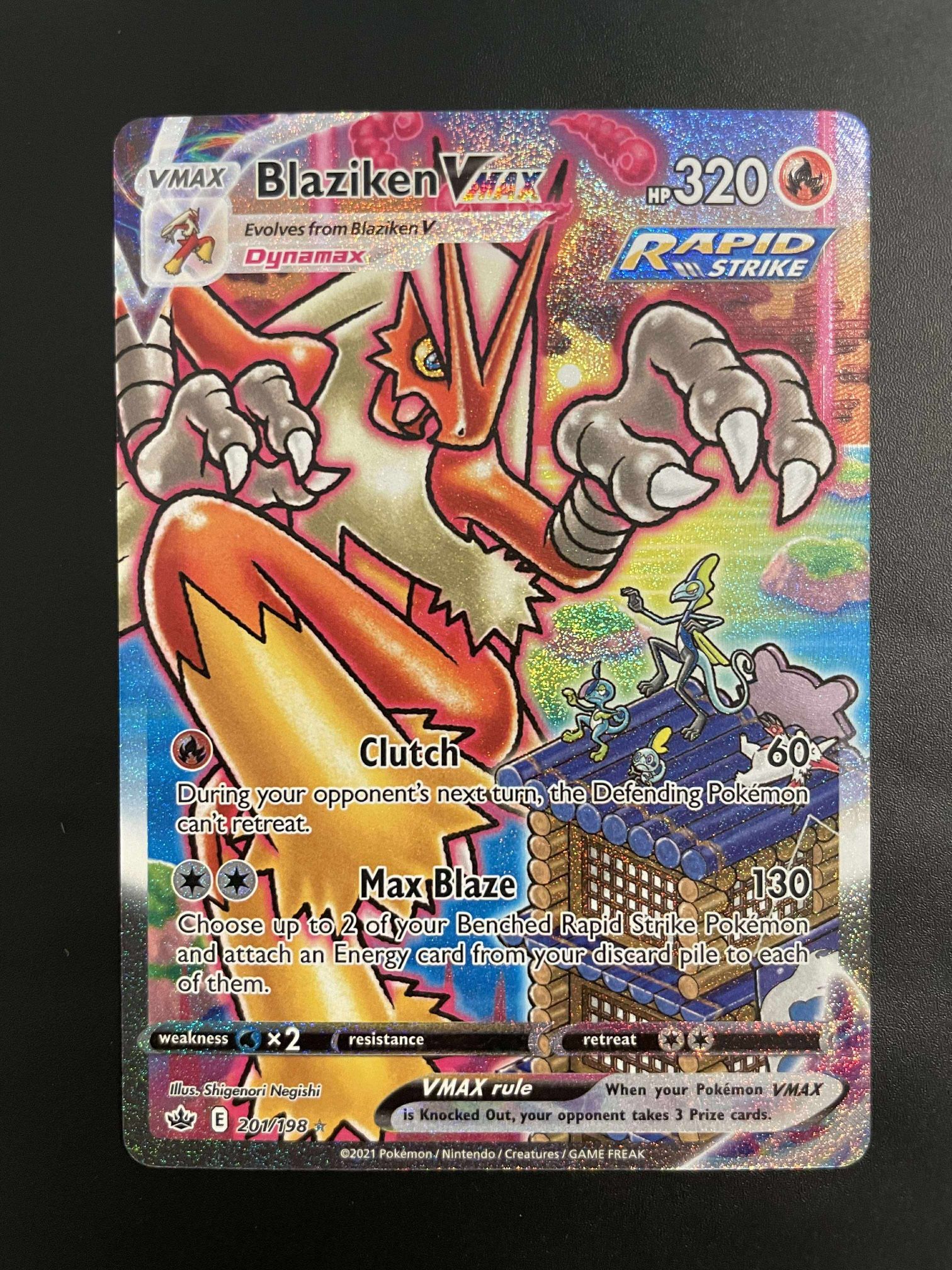 Pokemon Blaziken Alt Art Chilling Reign