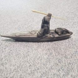 Vintage Inuit Soapstone Carving