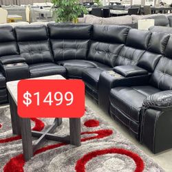 💥💥💥Jacob sectional reclining  Financing AVAILABLE 💰🤩