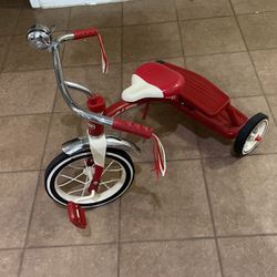 Radio Flyer, Classic Red Dual Deck Tricycle