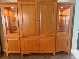 Entertainment Center and display cabinet
