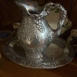 Pitcher And Tray