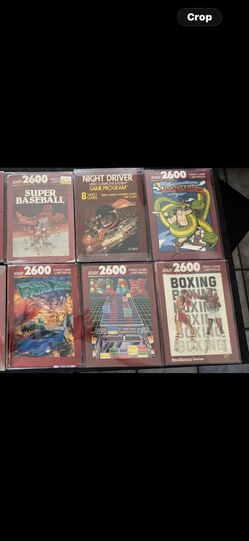 Atari 2600 Lot 10 Games All CIB
