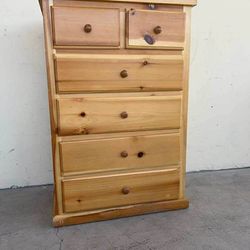 Duplex 6 Drawer pine color