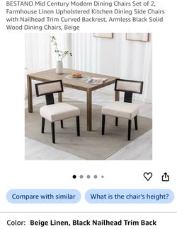 Mid-Century Modern Set of Two Chairs