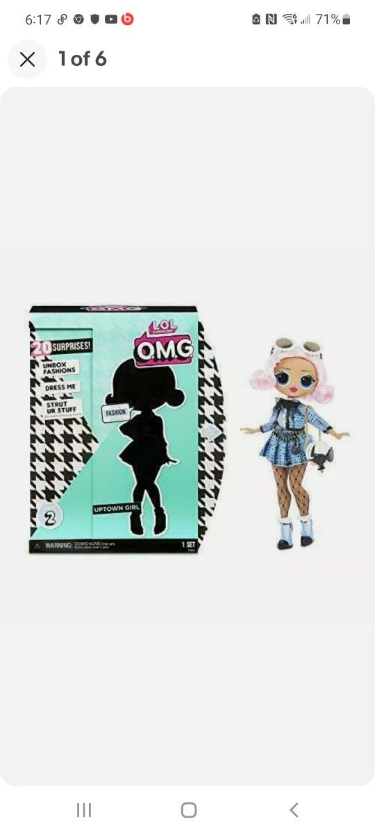 NEW* Authentic LOL Surprise Uptown Girl OMG Fashion Doll Series w/ 20 Surprises
