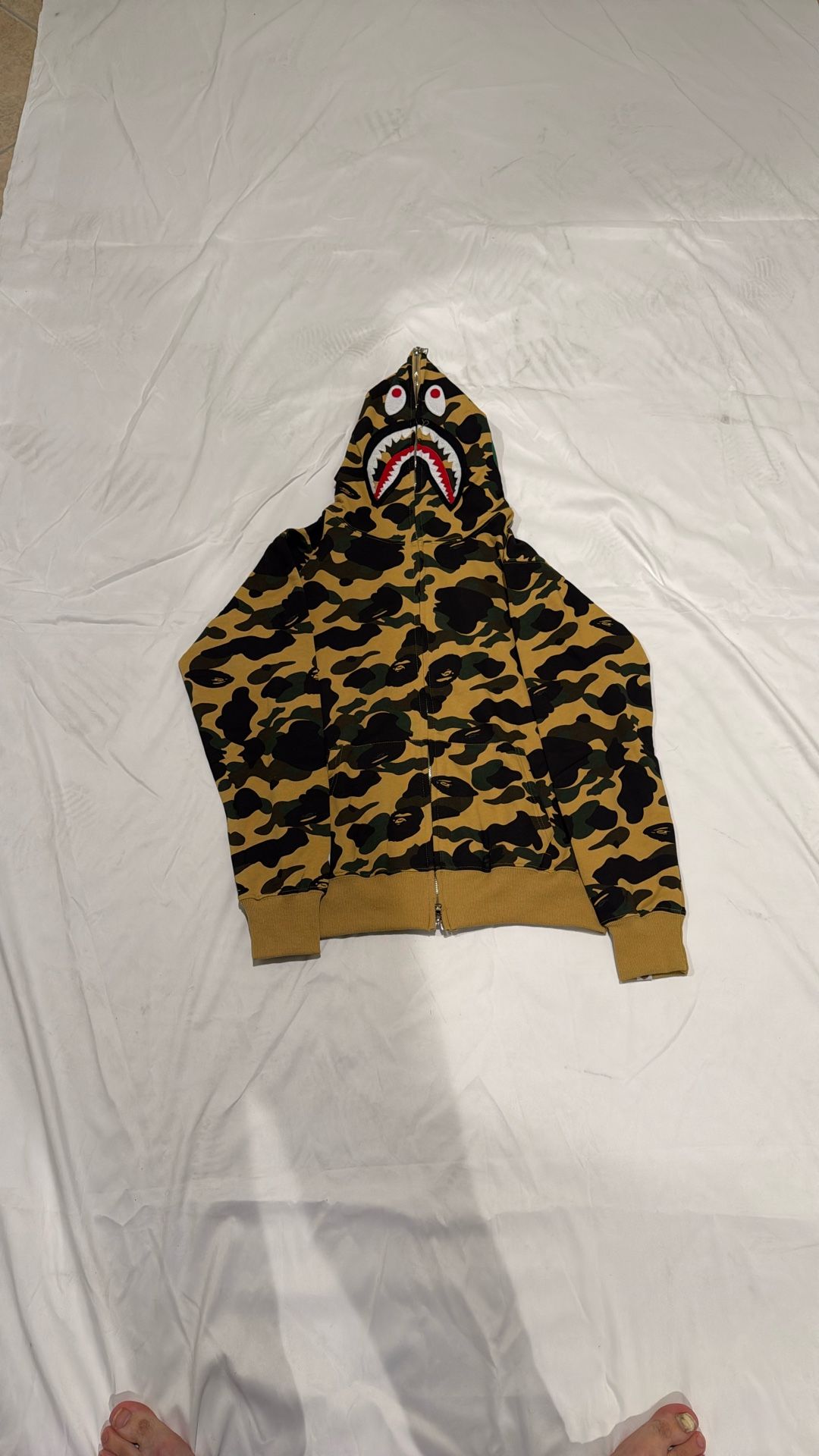 Tan Bape Hoodie (comes W Bag)