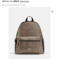 Coach Backpack