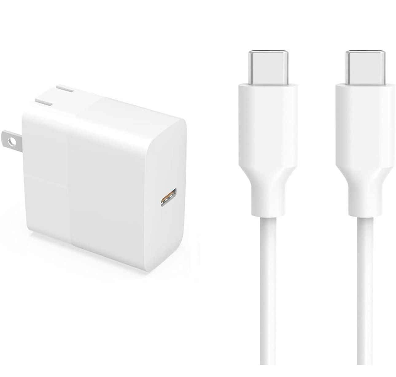 Vicgee 30W AC Charger for MacBook Air Laptop, iPad Air 4th Generation Tablet with USB-C to C Charging Cable