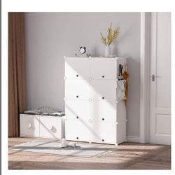 HOMIDEC Shoe Rack, 8 Tier Shoe Storage Cabinet 32 Pair Plastic Shoe Shelves Organizer for Closet Hallway Bedroom Entryway