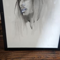 Hand Drawn Bob Marley 