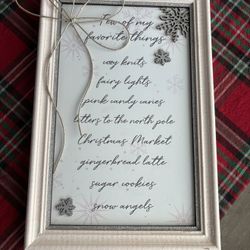 Christmas Wall Sign Decor