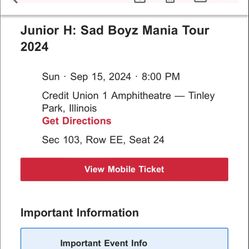 Junior H Ticket 