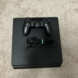 ps4 with controller and power cable