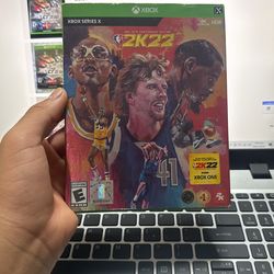 NBA 2K22 75th ANNIVERSARY EDITION XBOX SERIES X FACTORY SEALED