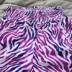 Purple Zebra Print Pants