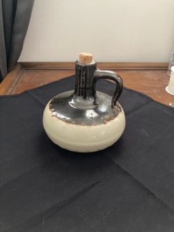 Stoneware Whiskey Jug