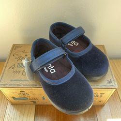 Cienta Blue Dress Shoes Moccasin Style 