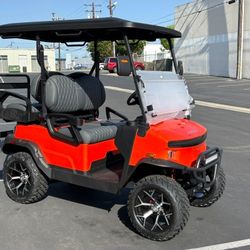 2025 Denago Nomad XL 4-Passenger Lifted 48-Volt Lithium Golf Cart