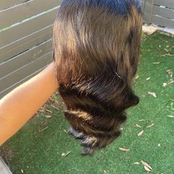 28 Inch Human Hair Wig 