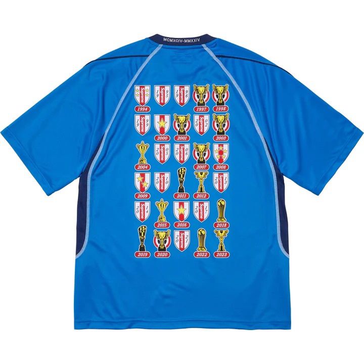 Supreme Jacquard Soccer Jersey Blue XL