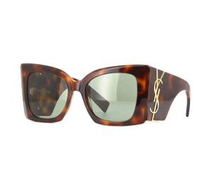 Saint Laurent SL M119 BLAZE Havana/Green (002) Sunglasses