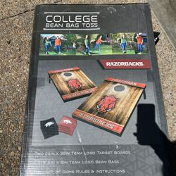 Wild Sports Arkansas Razorbacks College Bean Bag Toss Set